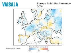 2016 European Solar Performance, Vaisala