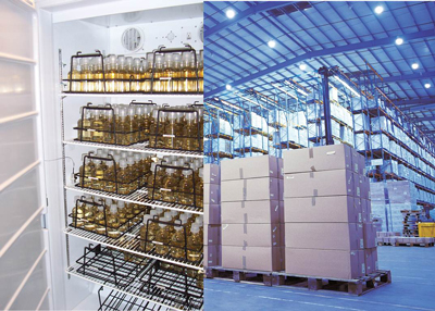 Temperature monitoring fridges warehouse Vaisala
