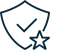 Extended warranty icon.