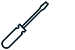 Pictogram of screwdriver.