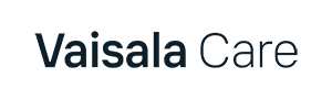 Vaisala Care logo in blue.