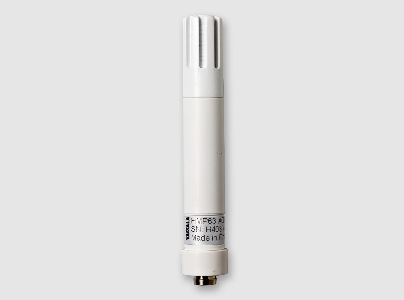 The Vaisala INTERCAP® Humidity and Temperature Probe HMP63 is a cost-effective humidity probe with plastic enclosure.