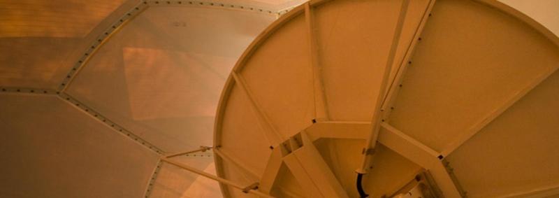 Closeup of a radar