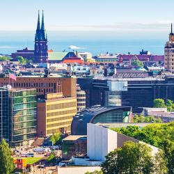 Helsinki urban city summer