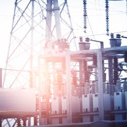 Power transformer electrical substation