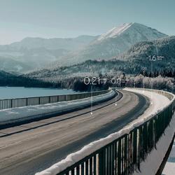Bridge in winter