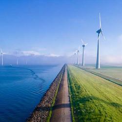 Offshore windmill park