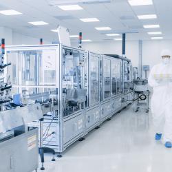 Pharmaceutical laboratory cleanroom