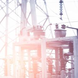 Power transformer electrical substation