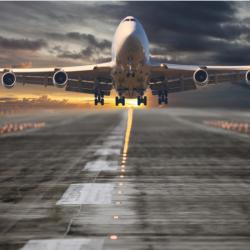Airplane taking off